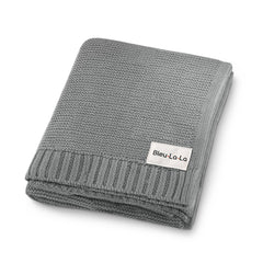 Heritage Knit 100% Organic Cotton Swaddle Baby Blanket