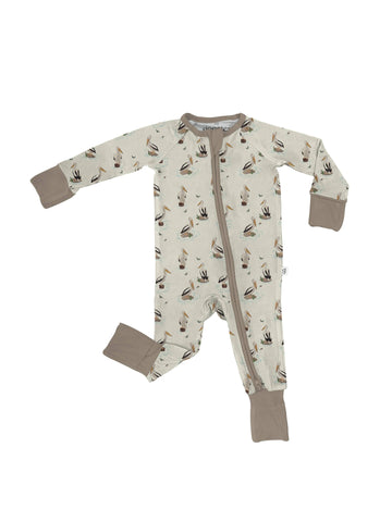Coastal Pelicans - Zip Convertible Pajamas