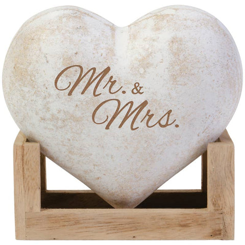"Mr. & Mrs." 3D Heart