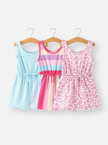 Striped Milk Silk Jumpsuit set
