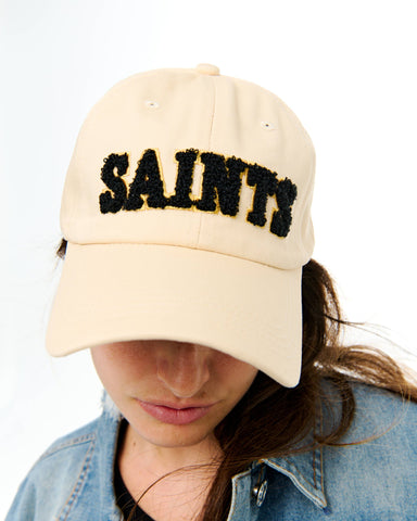 Chenille “SAINTS” baseball cap 