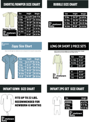 3 Little Ducks Premium Bamboo Convertible Zippy Pajamas