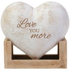 "Love You More" 3D Heart