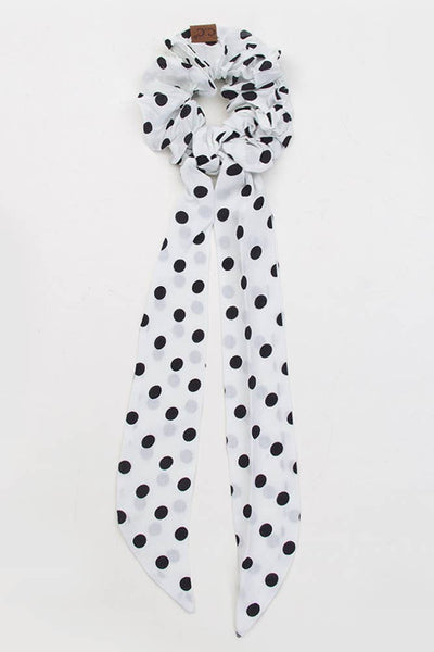 C.C Polka dot Sash Scrunchies