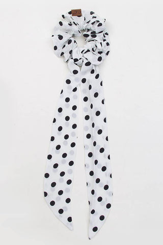 C.C Polka dot Sash Scrunchies