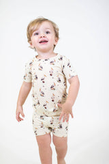 Pelicans SS & Shorts Two Piece Pajamas
