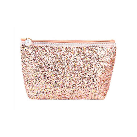 GLITTER COSMETIC POUCH BAG