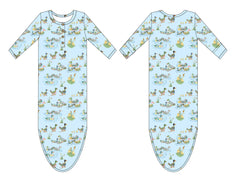 3 Little Ducks Premium Bamboo Baby Gown