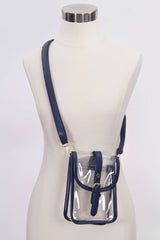 Clear Cross Body Stadium Concert Transparent Handbag