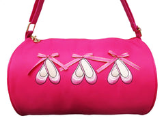 Hot Pink Tri Ballet Shoes Duffel