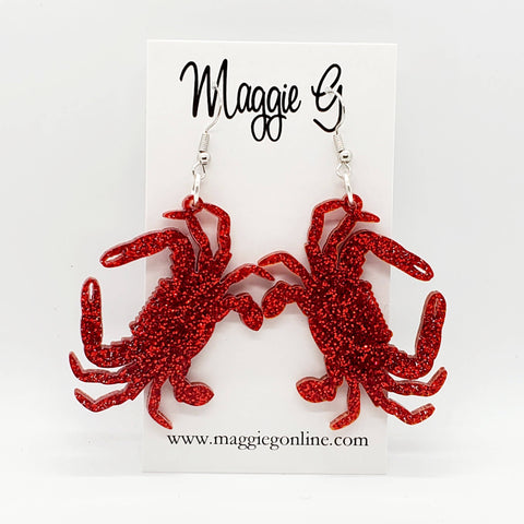 Crabs Acrylic Earrings