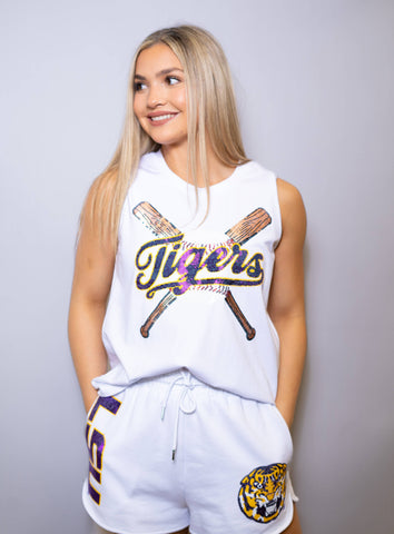 LSU Tigers Baseball Bats (LICENSED) | Women's Sequin Design