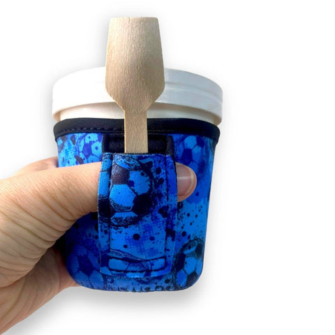 Blue Soccer Pint Size Ice Cream Handler™
