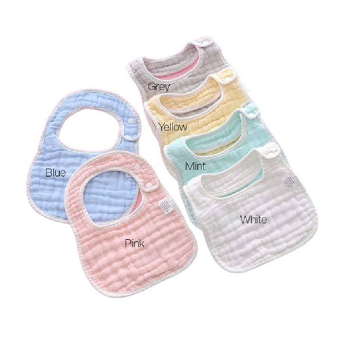 Muslin Baby Bib (with binding) $4 each