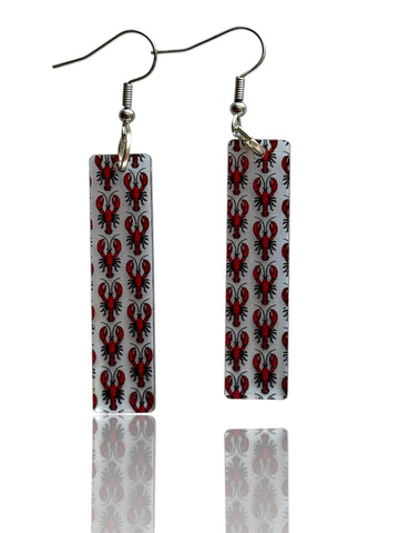 Crawfish Earrings  Acrylic Earrings Crawfish boil