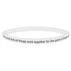 Silicone Bracelet - Scripture Verses - 4pc