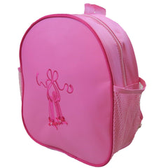 Pink Back Pack With Pink Ballet Shoe
