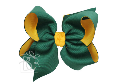 Layered Grosgrain Bow