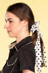 C.C Polka dot Sash Scrunchies