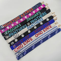 Game Day, Beaded Bag Strap, Custom Beaded Bag Strap