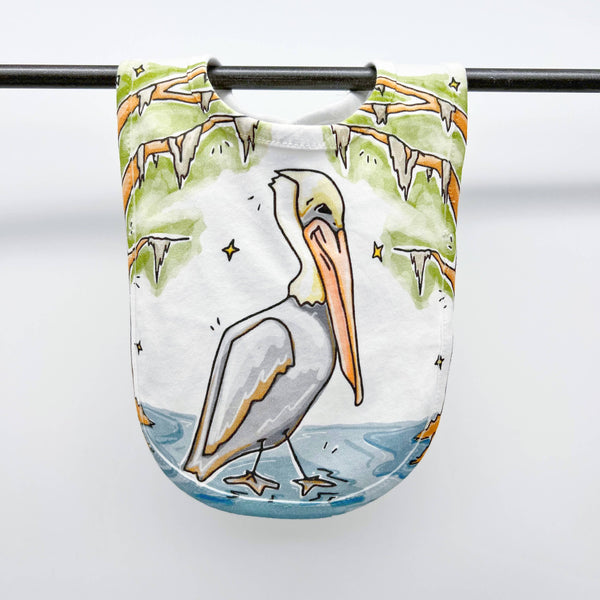 Pelican Cypress Baby Bib Baby Shower Gift New Baby Arrival