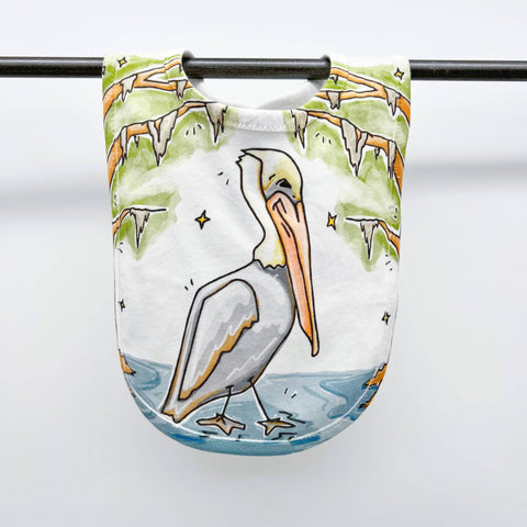 Pelican Cypress Baby Bib Baby Shower Gift New Baby Arrival
