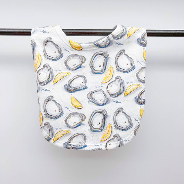 Oysters Baby Bib - Cute Coastal Seafood Shower Birthday Gift
