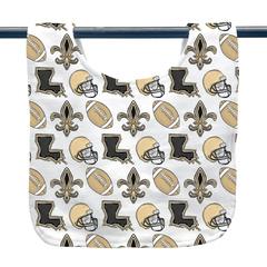 Louisiana Saints Football Baby Bib - Gift New Baby Arrival