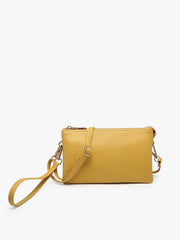 M013 Riley Monogrammable 3 Compartment Crossbody/Wristlet