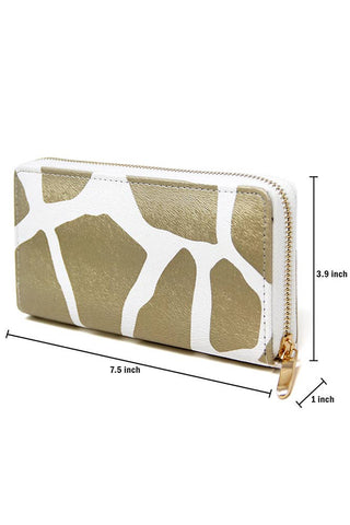 Giraffe Print Wallet