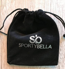 Softball Rhinestone Earrings