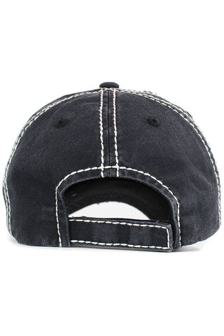 MAMA Leopard Vintage Baseball Cap