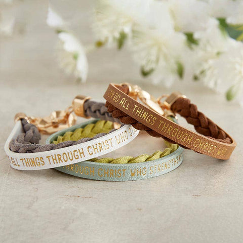 Wrapped In Love - Philippians 4:13 - Gray/White