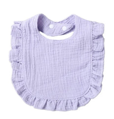 Muslin Ruffle Toddler Bib ($4 ea) Baby Gift, Shower Gift