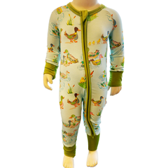 3 Little Ducks Premium Bamboo Convertible Zippy Pajamas