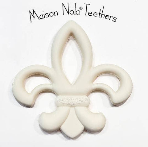 FleurDeLis Silicone Baby Teether