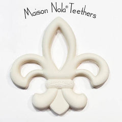 FleurDeLis Silicone Baby Teether