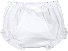 Diaper Cover Eyelet Panty, Double Seated