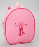 Pink Back Pack With Pink Ballet Shoe
