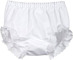 Diaper Cover Eyelet Panty, Double Seated