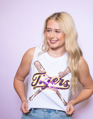 LSU Tigers Baseball Bats (LICENSED) | Women's Sequin Design