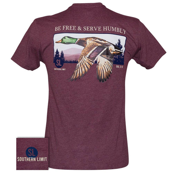 Southern Limit Be Free Mens Southern Graphic Tees