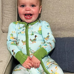 3 Little Ducks Premium Bamboo Convertible Zippy Pajamas