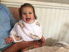 Oyster Burp and Bib (unisex)