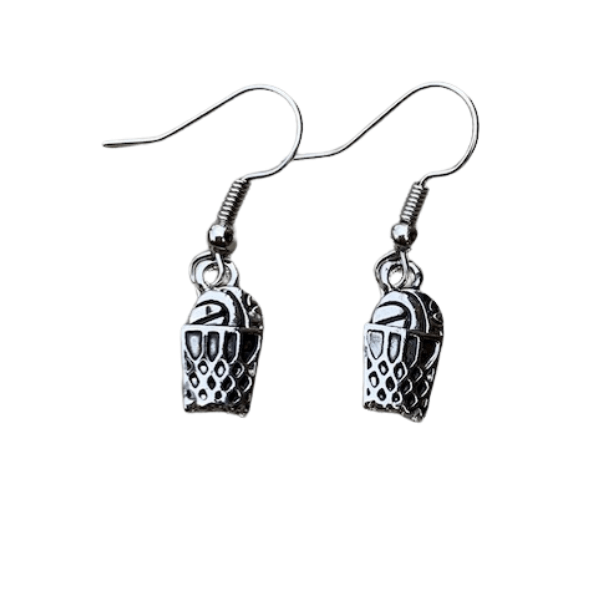 Basketball Hoop Charm Dangle Earrings