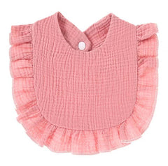 Muslin Ruffle Toddler Bib ($4 ea) Baby Gift, Shower Gift