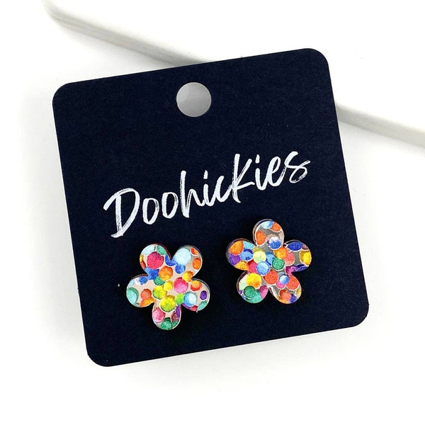 Cinco de Mayo Acrylic Stud Earrings