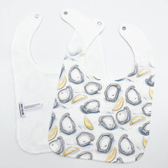 Oysters Baby Bib - Cute Coastal Seafood Shower Birthday Gift