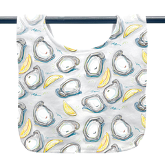 Oysters Baby Bib - Cute Coastal Seafood Shower Birthday Gift