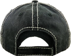 HAPPY CAMPER WASHED VINTAGE BALLCAP